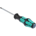 Wera Hexagon Screwdriver 4 mm Tip 100 mm Blade Chrome Plated Kraftform Plus Handle 05022810001