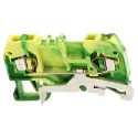WAGO 280 Series Earth Terminal Block Yellow Green 2.5mm² 1-Level Cage Clamp 280-907