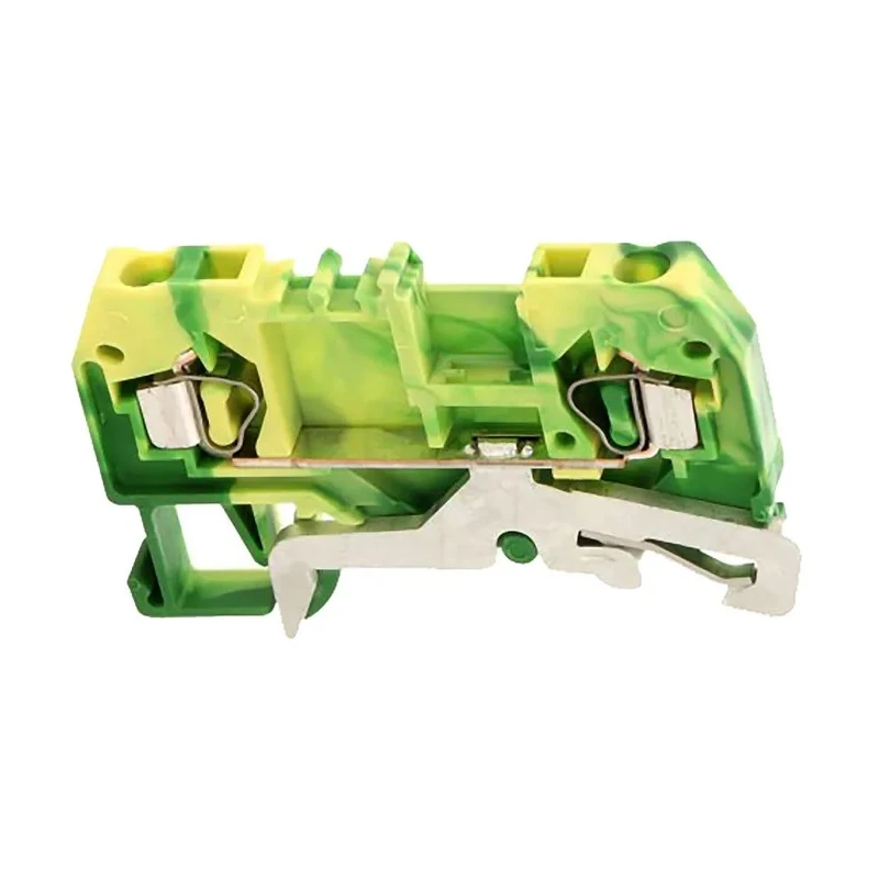 WAGO 280 Series Earth Terminal Block Yellow Green 2.5mm² 1-Level Cage Clamp 280-907