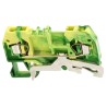 WAGO 280 Series Earth Terminal Block Yellow Green 2.5mm² 1-Level Cage Clamp 280-907