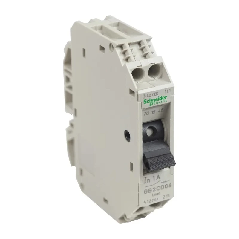 Schneider Electric TeSys GB2 Thermal Circuit Breaker 1A 1-Pole DIN Rail Mount GB2CD06