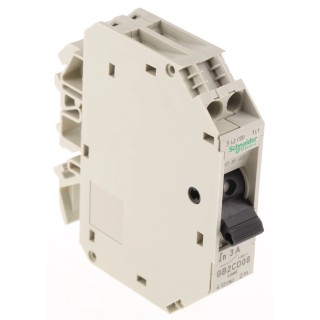 Schneider Electric TeSys GB2 Thermal Circuit Breaker 3A Current Rating 1-Pole DIN Rail GB2CD08