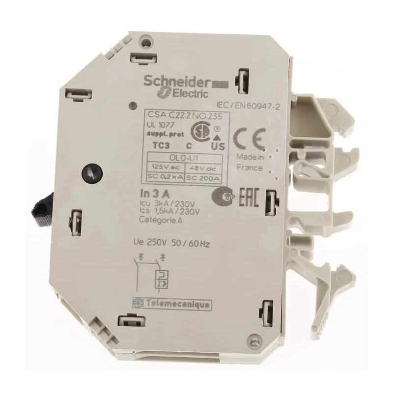 Schneider Electric TeSys GB2 Thermal Circuit Breaker 3A Current Rating 1-Pole DIN Rail GB2CD08