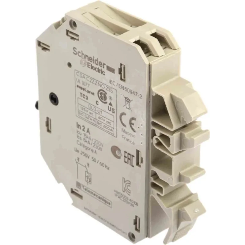 Schneider Electric Thermal Magnetic Circuit Breaker 1-Pole, 2A Current Rating, DIN Rail Mount, 15kA Breaking Capacity GB2CD07