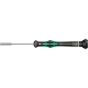 Wera Hexagon Nut Driver, 3.2 mm Tip, 60 mm Blade, 157 mm Overall Length 05118116001