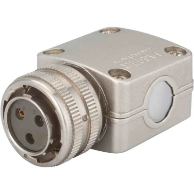 Jaeger Industrial Circular Connector Cable Mount 3 Contacts Female Standard Size IP50 IP54 6326 030 06