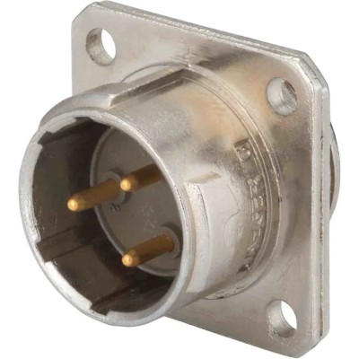 Jaeger Circular Connector 3 Contacts Panel Mount Standard Size Female IP50 IP54 MIL-DTL-5015 6307 030 06