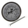 Brannan Temperature Gauge Dial Thermometer Steel Case 63mm Dial Size ±4°C Accuracy 40°C Max Measurement 33/403/0