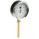 RS PRO Temperature Gauge Dial Thermometer Steel Case 100mm Dial Size 60°C Maximum Temperature Measurement 324-8407