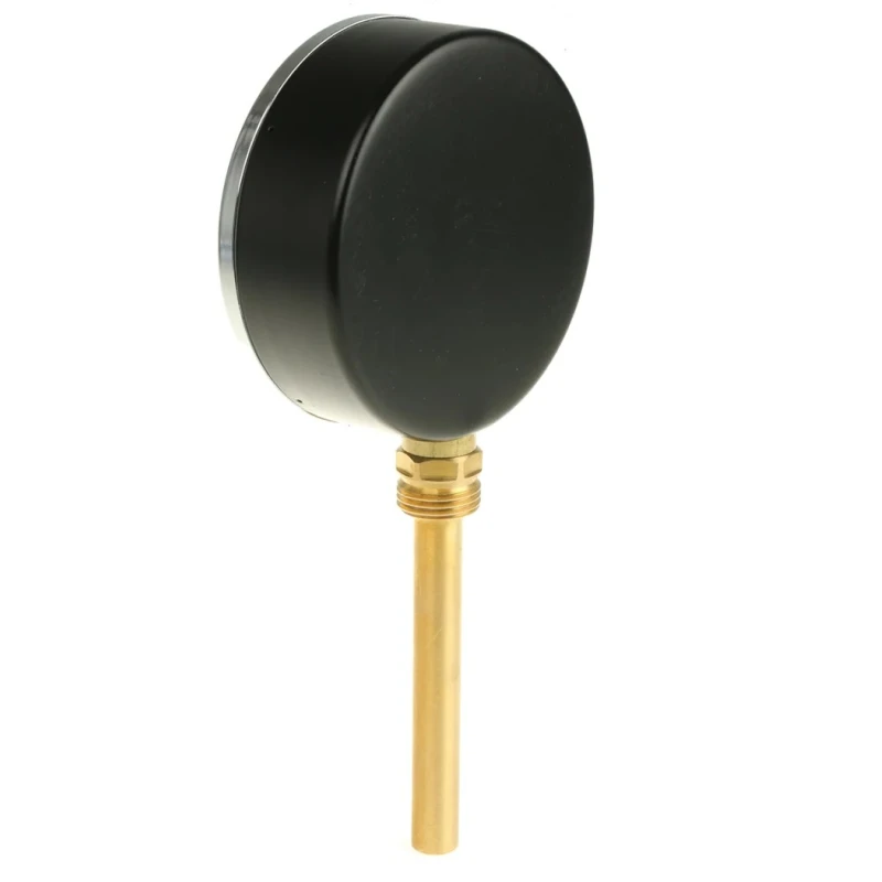 RS PRO Temperature Gauge Dial Thermometer Steel Case 100mm Dial Size 60°C Maximum Temperature Measurement 324-8407