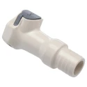 Colder Products Hose Connector 19.05 mm ID Threaded Male Polysulfone Body Grey Color 8.6 bar HFCD171235