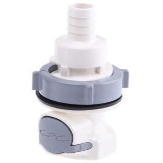 Colder Products Hose Connector 12.7 mm ID Threaded Male, Polysulfone Body, 8.6 bar Pressure HFCD16835