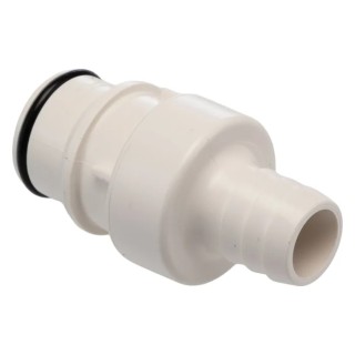 Colder Products Hose Connector 12.7 mm ID Threaded Male, Polysulfone Body, 8.6 bar HFCD22835
