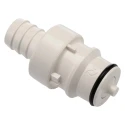 Colder Products Hose Connector 12.7 mm ID Threaded Male, Polysulfone Body, 8.6 bar HFCD22835