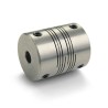 Ruland Stainless Steel Flexible Coupler 30 mm OD 10 mm Bore Size 30 mm Length Screw Style MWS30-10-10-SS