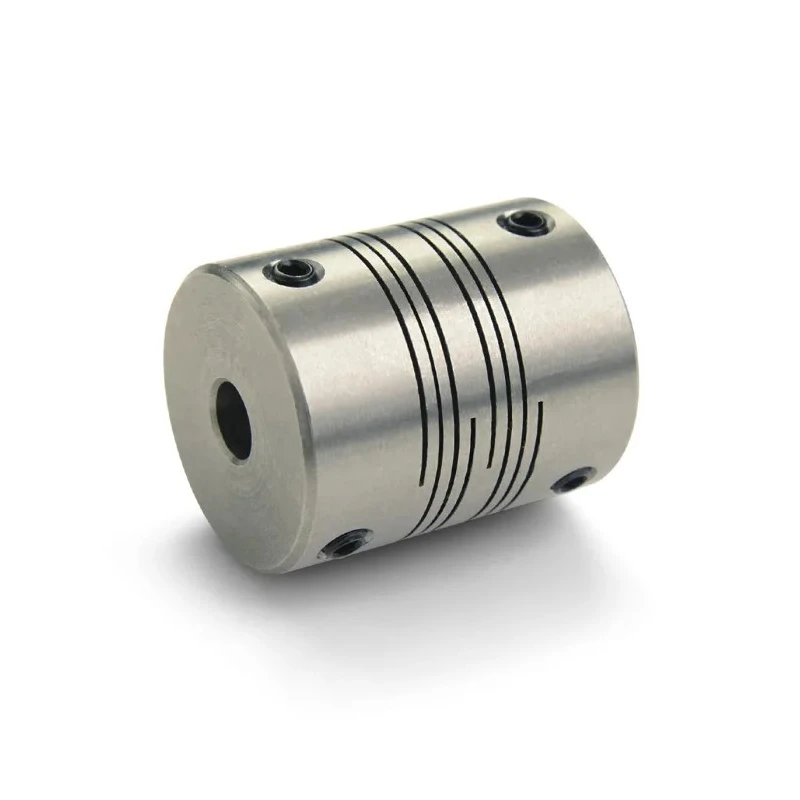 Ruland Stainless Steel Flexible Shaft Coupler 25 mm OD 10 mm Bore 24 mm Length, Screw Style MWS25-10-10-SS