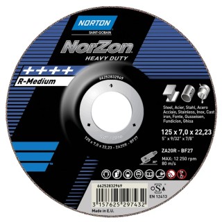 Norton Zirconium Abrasive Disc Grinding Disc 180 mm P24 Grit 66252831434