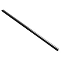 RS PRO Black Aluminium Nylon Brush Strip 19 mm, 90° F-Profile, Looped Insert 326-9808