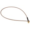 RS PRO 300 mm RG178 Coaxial Cable 50 Ω Black Terminated UK United Kingdom RG178