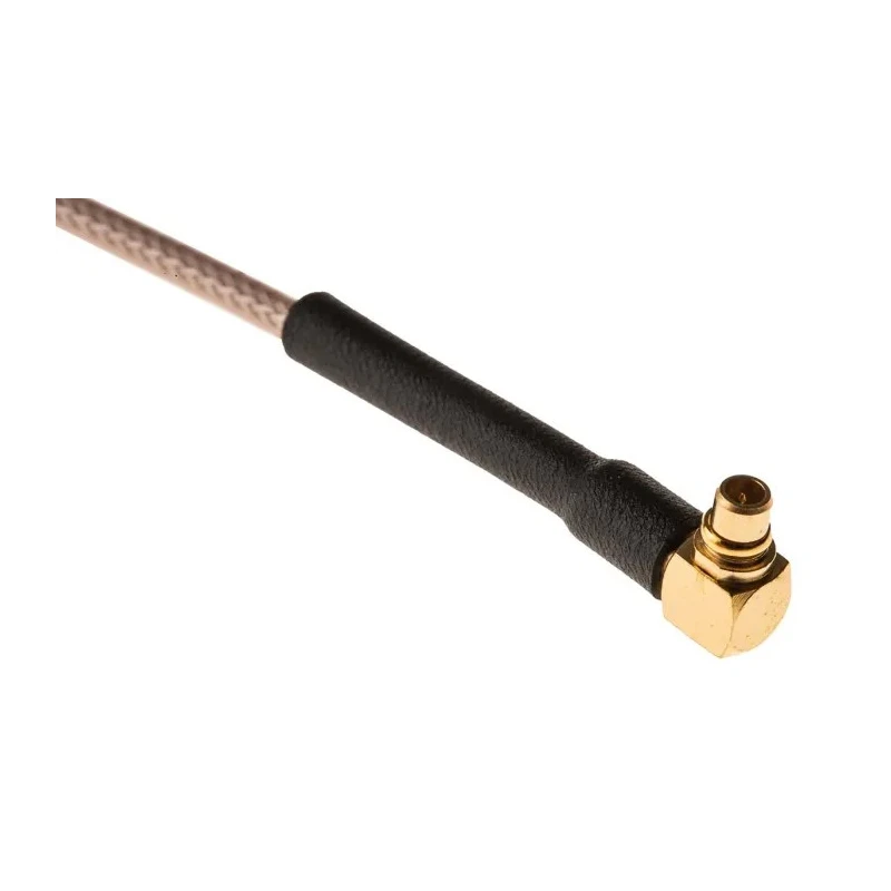 RS PRO 300 mm RG178 Coaxial Cable 50 Ω Black Terminated UK United Kingdom RG178