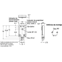 Omron Through Beam Photoelectric Sensor, Block Sensor, 1 m Detection Range, PNP Output, IP67 Protection E3T-ST14 2M