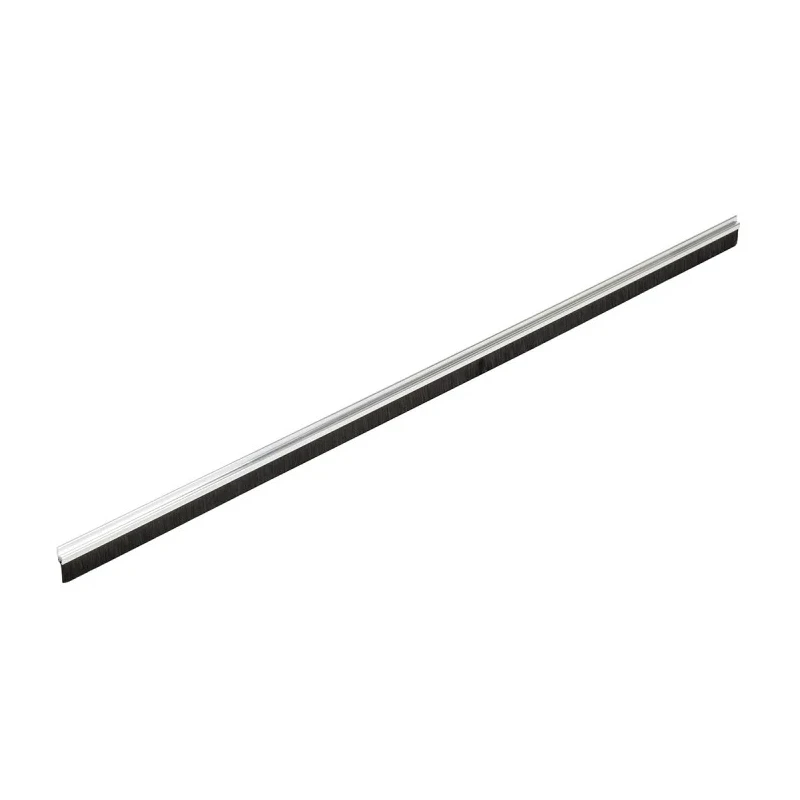 RS PRO Black Aluminium Nylon Brush Strip 19 mm Length 6 mm Width 40 mm Height 180° H-Profile 326-9814