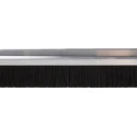 RS PRO Black Aluminium Nylon Brush Strip 19 mm Length 6 mm Width 40 mm Height 180° H-Profile 326-9814