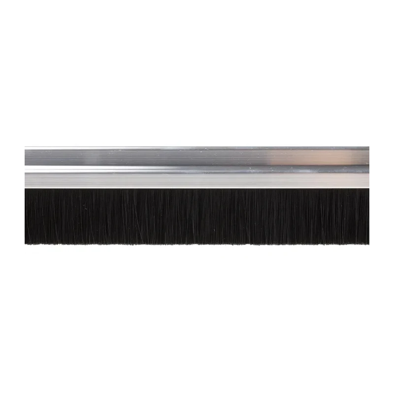 RS PRO Black Aluminium Nylon Brush Strip 19 mm Length 6 mm Width 40 mm Height 180° H-Profile 326-9814