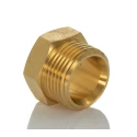 Norgren ENOTS Series Pneumatic Fitting Brass to Bs 2874, G1/8 Male to Push In 6 mm Threaded-to-Tube 36050404