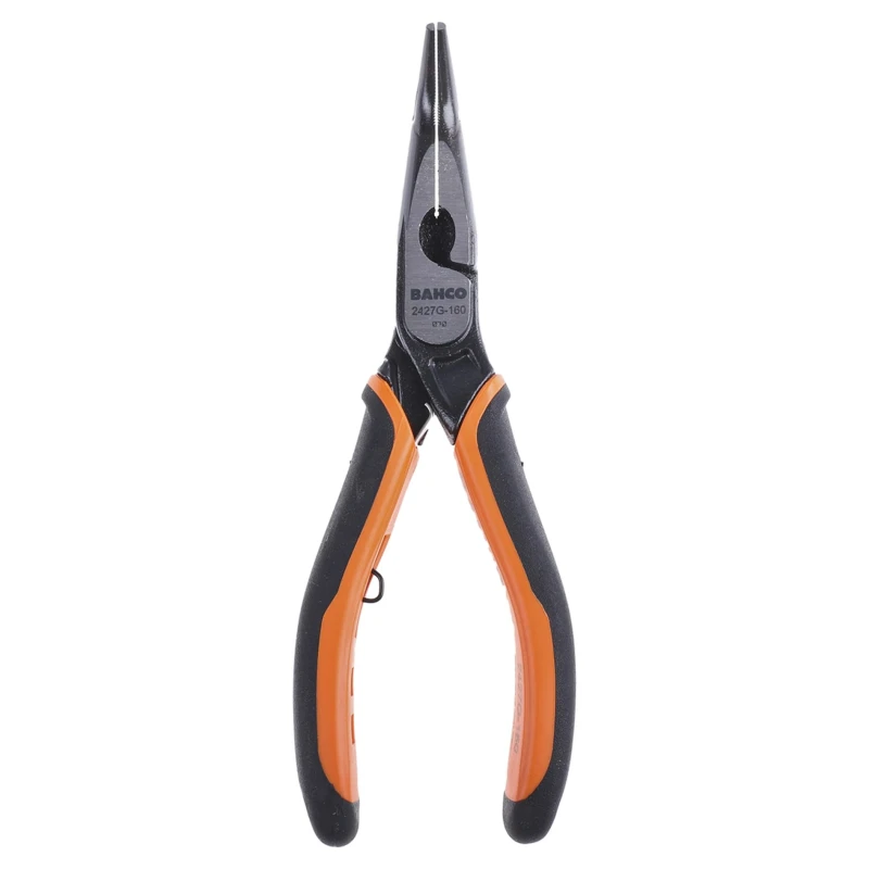 Bahco Bent Nose Plier Serrated 160mm Overall, 46mm Jaw 2427 G-160