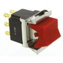 TE Connectivity DPDT Latching On-None-On Rocker Switch Panel Aluminium Housing IP66 FLN29RED04