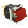 TE Connectivity DPDT Latching On-None-On Rocker Switch Panel Aluminium Housing IP66 FLN29RED04