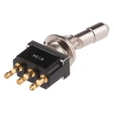 TE Connectivity Toggle Switch Panel Mount On-On SPDT Solder Terminal 20 V dc 20 V ac FTD59G04