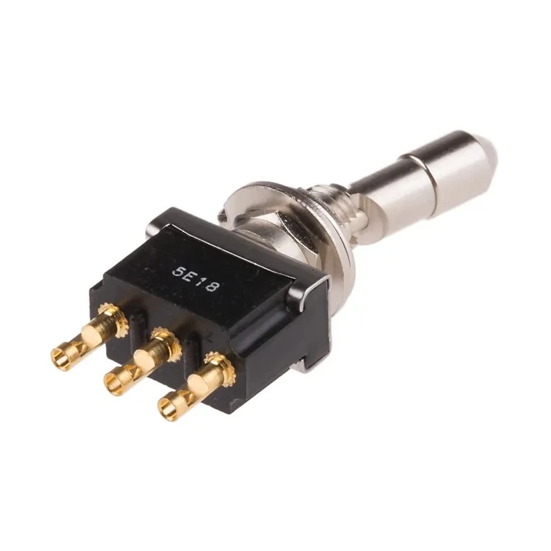 TE Connectivity Toggle Switch Panel Mount On-On SPDT Solder Terminal 20 V dc 20 V ac FTD59G04