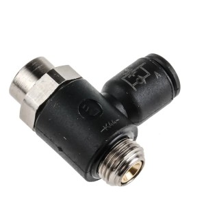 Legris 7010 Series Flow Controller Flow Regulator Tube, Tube Outlet, Polymer Metal Stainless Steel Brass, Max 7010 06 10