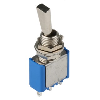 APEM Toggle Switch Panel Mount On-On SPDT Solder Terminal 30V dc 250V ac 5636A9