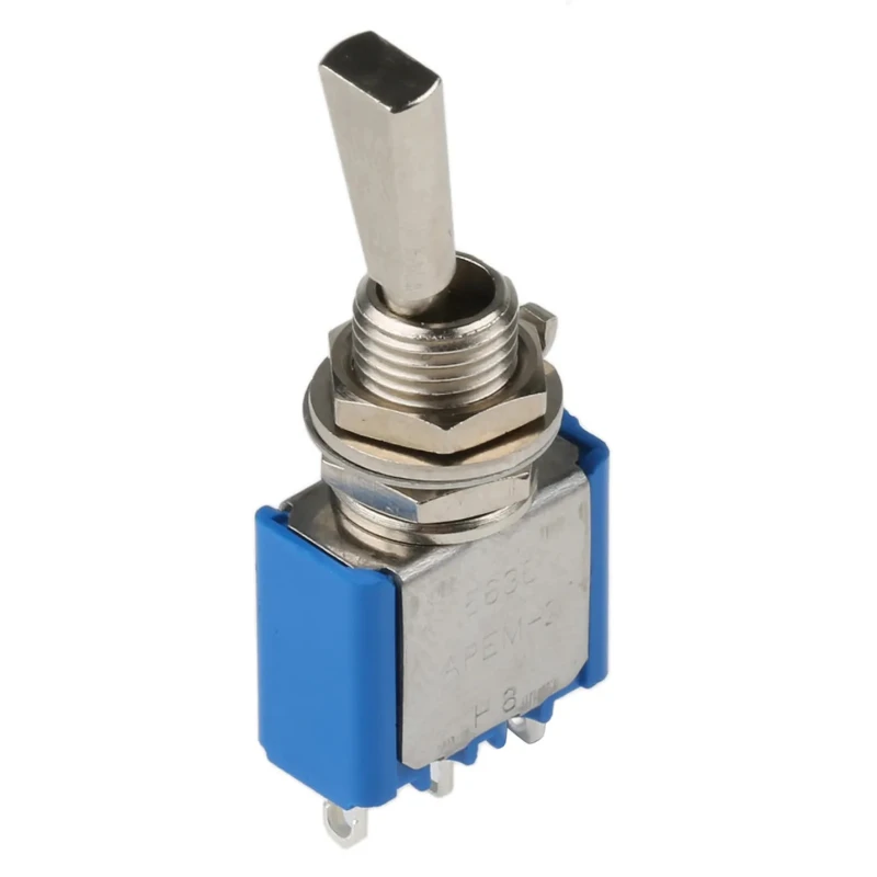 APEM Toggle Switch Panel Mount On-On SPDT Solder Terminal 30V dc 250V ac 5636A9
