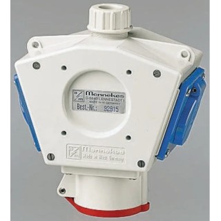 MENNEKES Industrial Power Connector Free Stand Mount 16A 400V IP44 