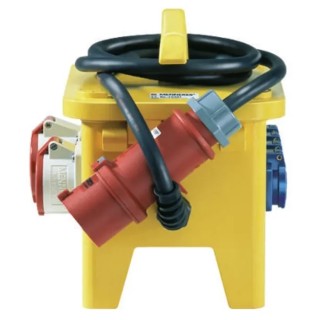MENNEKES IP44 Red Free Stand Mount Industrial Power Connector 32A 400V IP44 