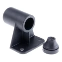 Werma Mounting Bracket Fibreglass-Reinforced PA Surface Wall Mount Black 56mm Height 27mm Base Diameter 975.845.02