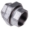 Georg Fischer Galvanised Malleable Iron Fitting Tap Adapter Female BSPP 2 in to Female BSPP 2 in 770340209