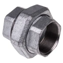 Georg Fischer Galvanised Malleable Iron Fitting Tap Adapter Female BSPP 2 in to Female BSPP 2 in 770340209