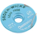 Chemtronics Lead Free No Clean De-Soldering Braid 0.8mm Width 1.5m Length SW40-1-5