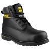 CAT Holton Black Men's Steel Toe Capped Safety Boots Lace Up Size 6 EU 39 P708026