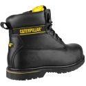 CAT Holton Black Men's Steel Toe Capped Safety Boots Lace Up Size 6 EU 39 P708026