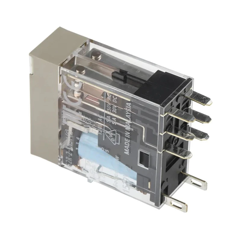 Omron Power Relay, 24V dc Coil, 5A Switching Current, DPDT, PCB Pin Terminal G2R-2-SNDI 24VDC (S)