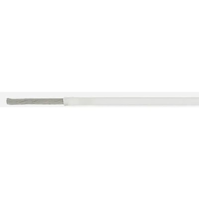 TE Connectivity SPEC 55 Series White Harsh Environment Wire, 19 x 30 AWG, Ethylene Tetrafluoroethylene, 100 m 55A0111-18-9