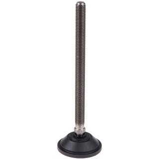 Nu-Tech Engineering Stainless Steel Adjustable Foot M12 Thread 55 mm Diameter 600 kg Static Load Capacity 10° Tilt A095/031