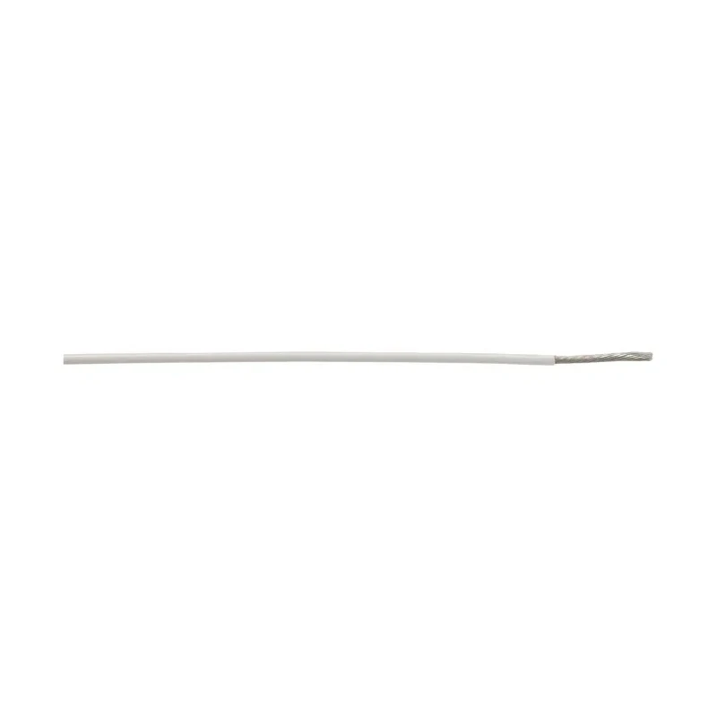 TE Connectivity SPEC 55 Series White Harsh Environment Wire, 19 x 34 AWG, Ethylene Tetrafluoroethylene, 100 m 55A0111-22-9