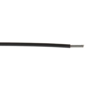 TE Connectivity SPEC 55 Series Black Harsh Environment Wire 19 x 34 AWG Ethylene Tetrafluoroethylene 100 m 55A0111-22-0